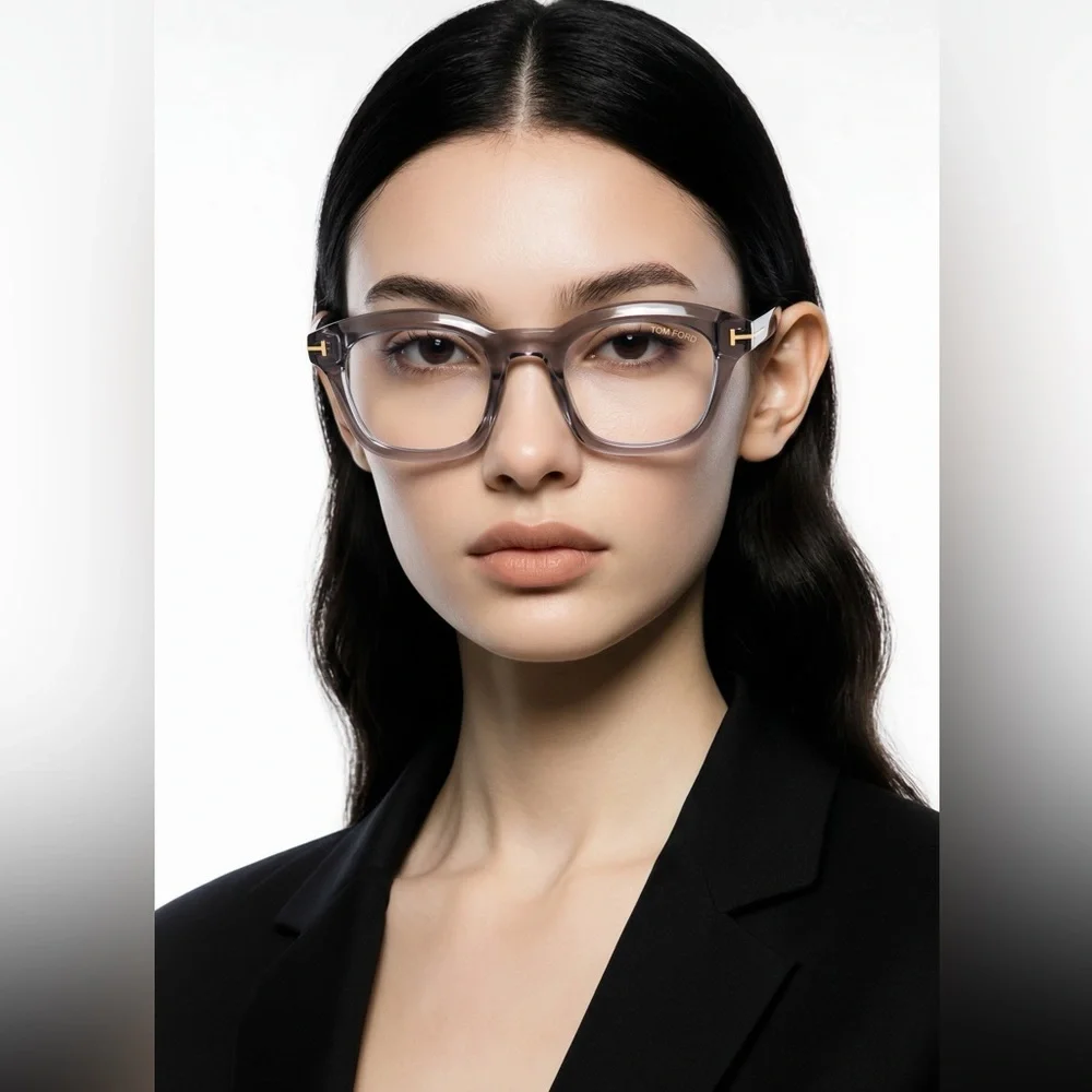 New Authentic Tom Ford Gray Eyeglasses TF5961-B 020